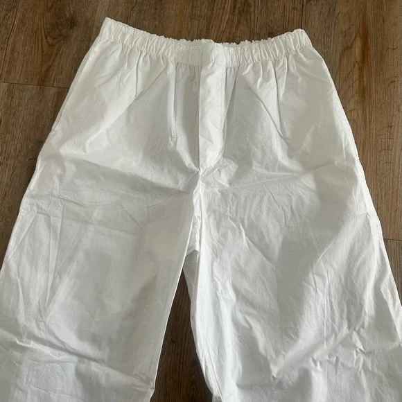SKIMS Cream Wide Leg Pants - Picture 3 of 7